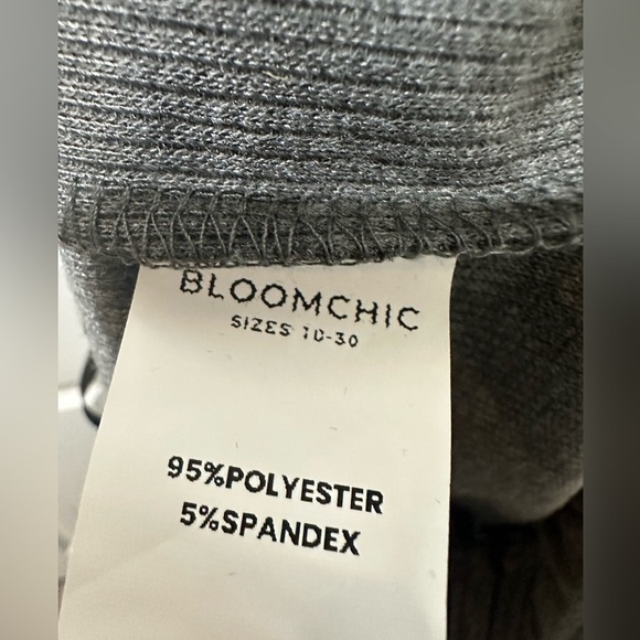 BloomChic Gray Sweatpants with Drawstring Waist XL us14 - Picture 3 of 4